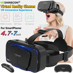 Front view of the Wide-FOV VR headset for phone (under 350g), dual lenses and phone tray visible | MetaNexusXR