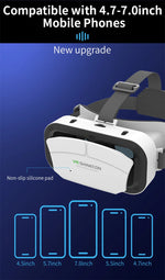 Side profile of the Theater Glasses IMAX VR headset highlighting the independent per-eye diopter dials | MetaNexusXR