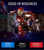 MetaNexusXR J30 VR headset box, showcasing 4K 3D glasses for phones up to 6.7". | MetaNexusXR