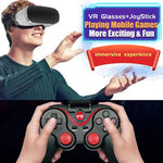 Angled studio shot of the VR headset with full wireless gamepad bundle against a dark background | MetaNexusXR