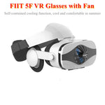 VR headset with built-in cooling fan in-hand, showing overall size and build | MetaNexusXR