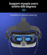 Close-up of the Theater Glasses IMAX VR headset's lens housing and focus controls | MetaNexusXR