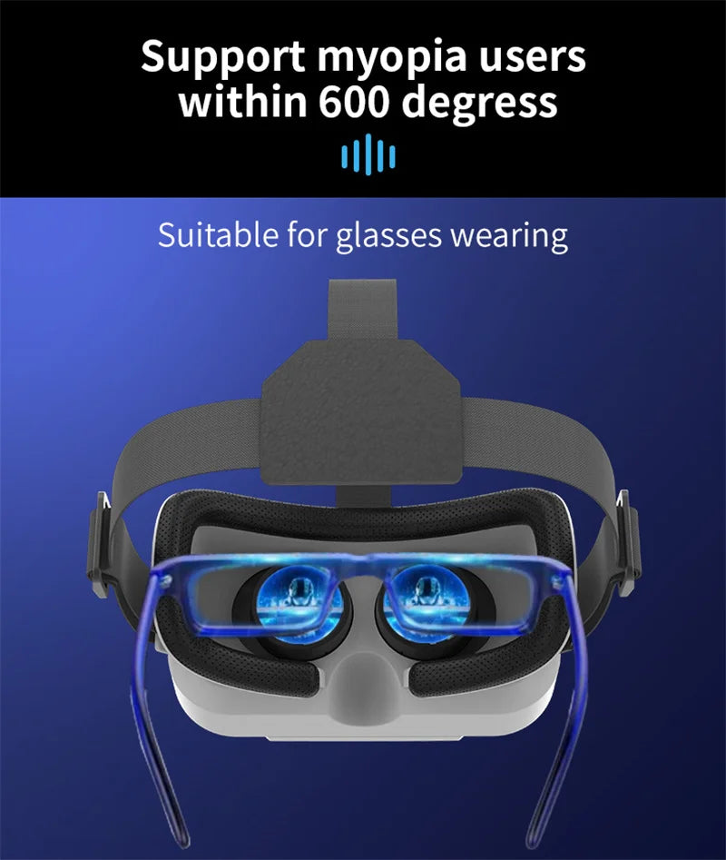 Close-up of the Theater Glasses IMAX VR headset's lens housing and focus controls | MetaNexusXR