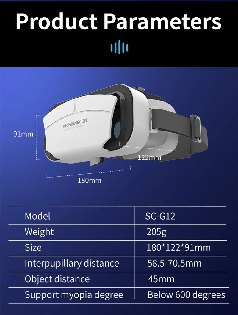 Theater Glasses IMAX VR headset shown with a smartphone loaded into the phone tray | MetaNexusXR
