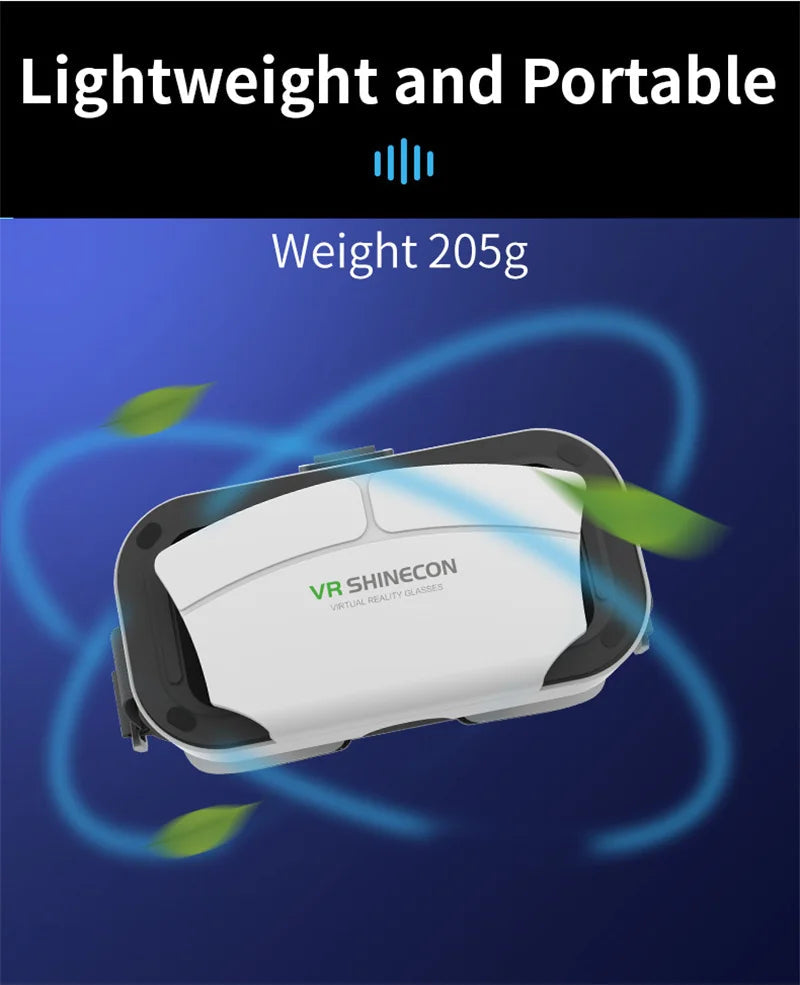 Theater Glasses IMAX VR headset worn by a user, strap tightened for a secure fit | MetaNexusXR
