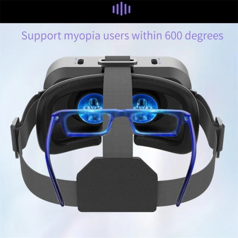 Giant-Screen 3D Viewer, glasses-friendly VR headset retail packaging box on a white background | MetaNexusXR