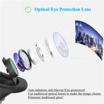 Wide-FOV VR headset for phone (under 350g) worn by a user, strap tightened for a secure fit | MetaNexusXR