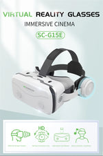 MetaNexusXR G15E VR headset showing smartphone IMAX 3D movie screen | MetaNexusXR