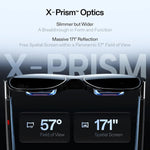 MetaNexusXR AR Display Eyewear delivering a 477" virtual cinema screen with a wide field of view. | MetaNexusXR