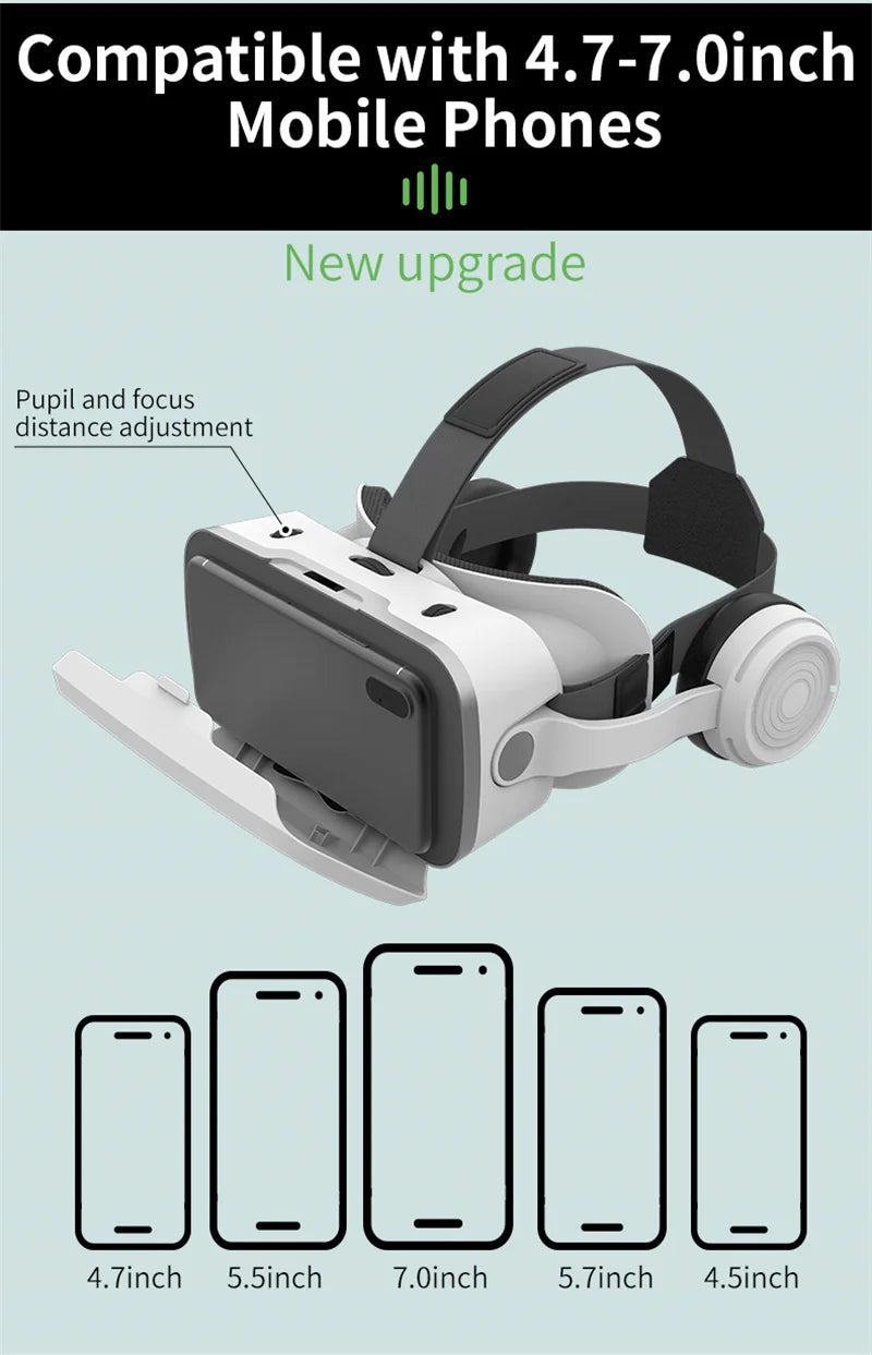 MetaNexusXR G15E VR headset showing smartphone 3D movie playback | MetaNexusXR