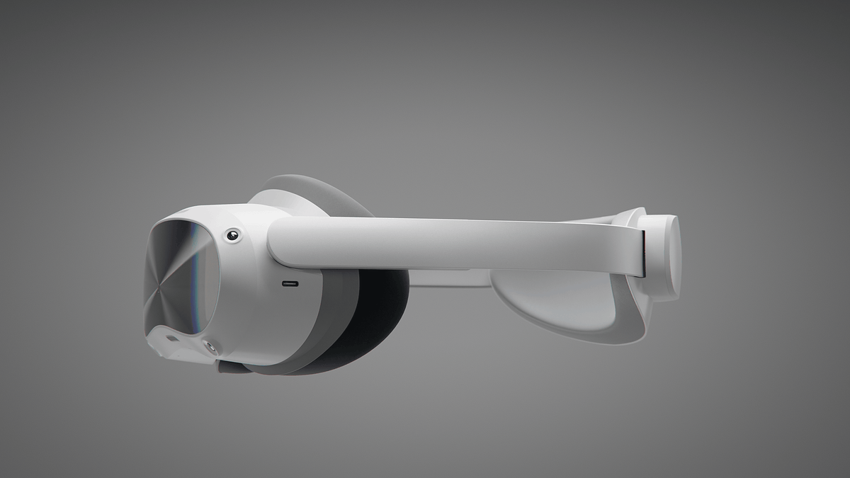 PICO 4 Enterprise VR headset - side profile
