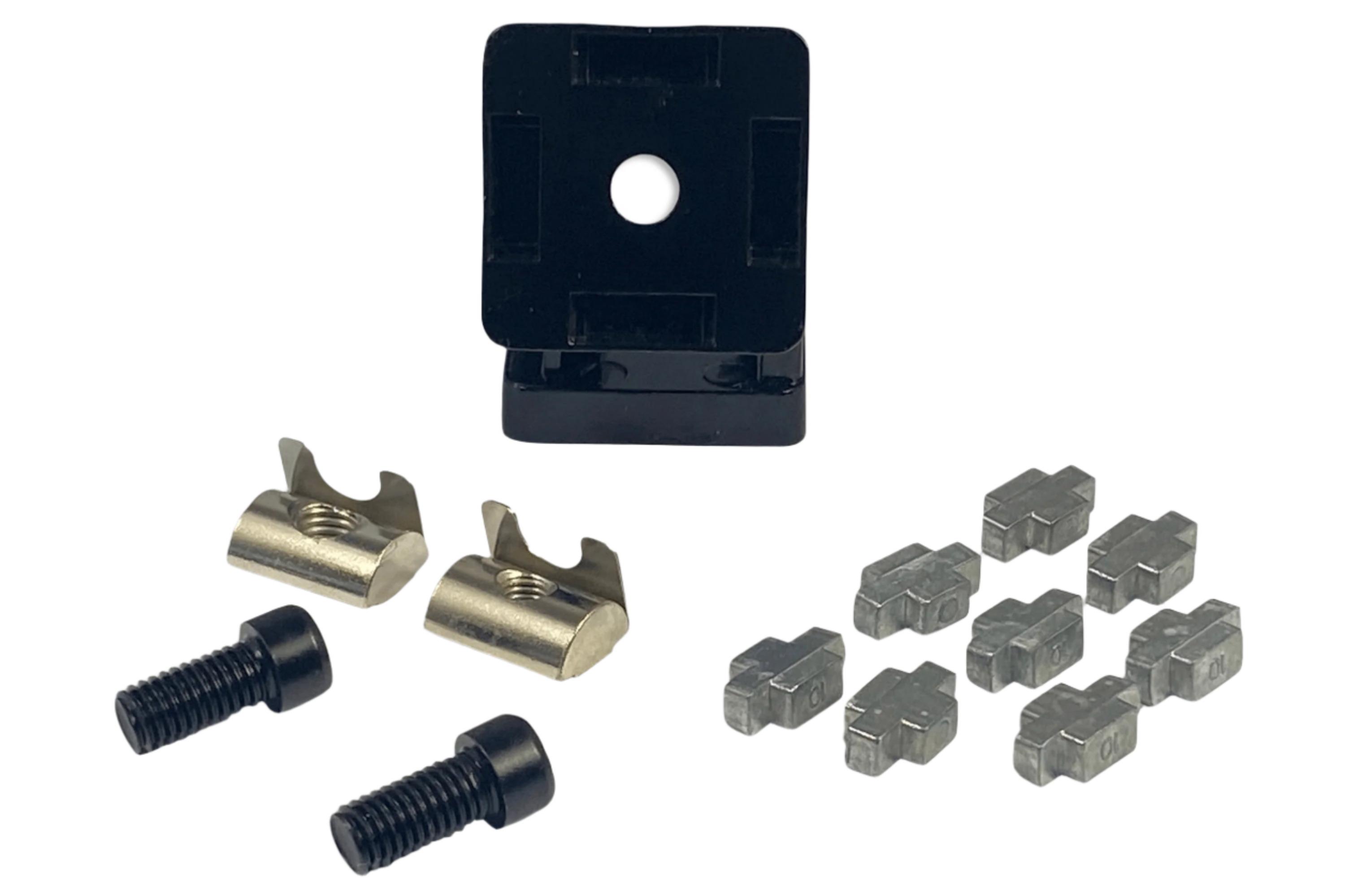 40x40 Pivot Joint Connector for 8 mm Slot Aluminium Profile – 180° Hinge, Zinc Alloy – 40x40 zinc alloy pivot joint connector for aluminium profile – photo 1 of 16