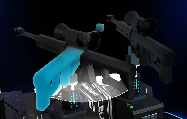 Sniper Arcade Game – Four-Player Glasses-Free AR Rifle Station – MNX-CVR-SNIPER-4P – photo 4 of 11