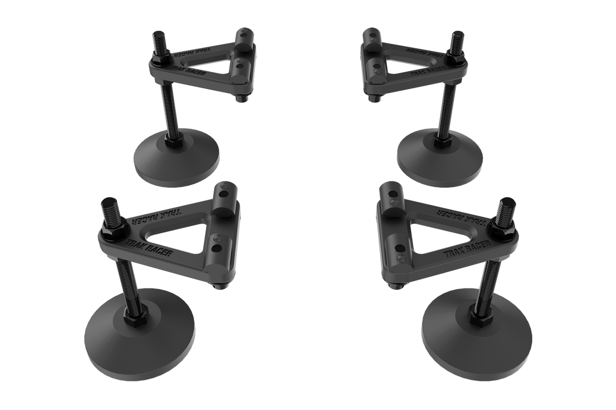 Adjustable Levelling Legs with Rubber Feet for Sim Rigs – Set of 4, 25–762 mm Height, 320 kg – adjustable levelling legs with rubber feet for a sim rig, set of 4 – photo 3 of 7