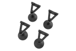 Adjustable Levelling Legs with Rubber Feet for Sim Rigs – Set of 4, 25–762 mm Height, 320 kg – adjustable levelling legs with rubber feet for a sim rig, set of 4 – photo 4 of 7