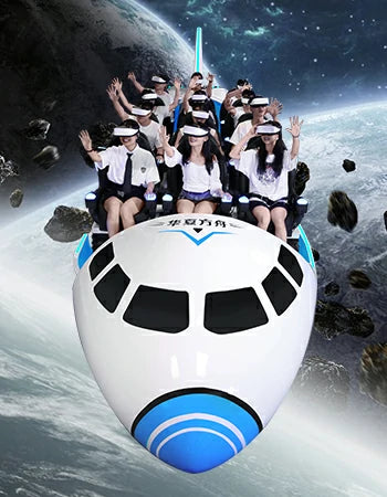 VR Theme Park Ride – 12-Seat Spaceship Motion Simulator – MNX-CVR-SPACE-12S – photo 9 of 12