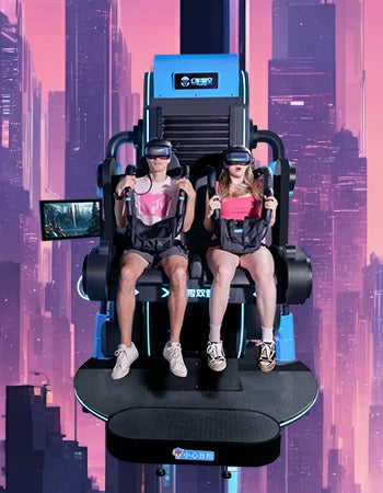 Drop Tower Ride – Two-Seat VR Free-Fall Simulator – MNX-CVR-DROP-2S – photo 7 of 12