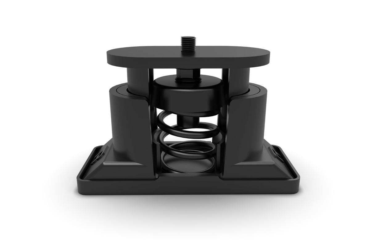 Anti-Vibration Isolation Feet for Sim Rigs – Set of 4 with Medium & Hard Springs, 400 kg – set of four anti-vibration isolation feet with springs for sim rigs – photo 3 of 10