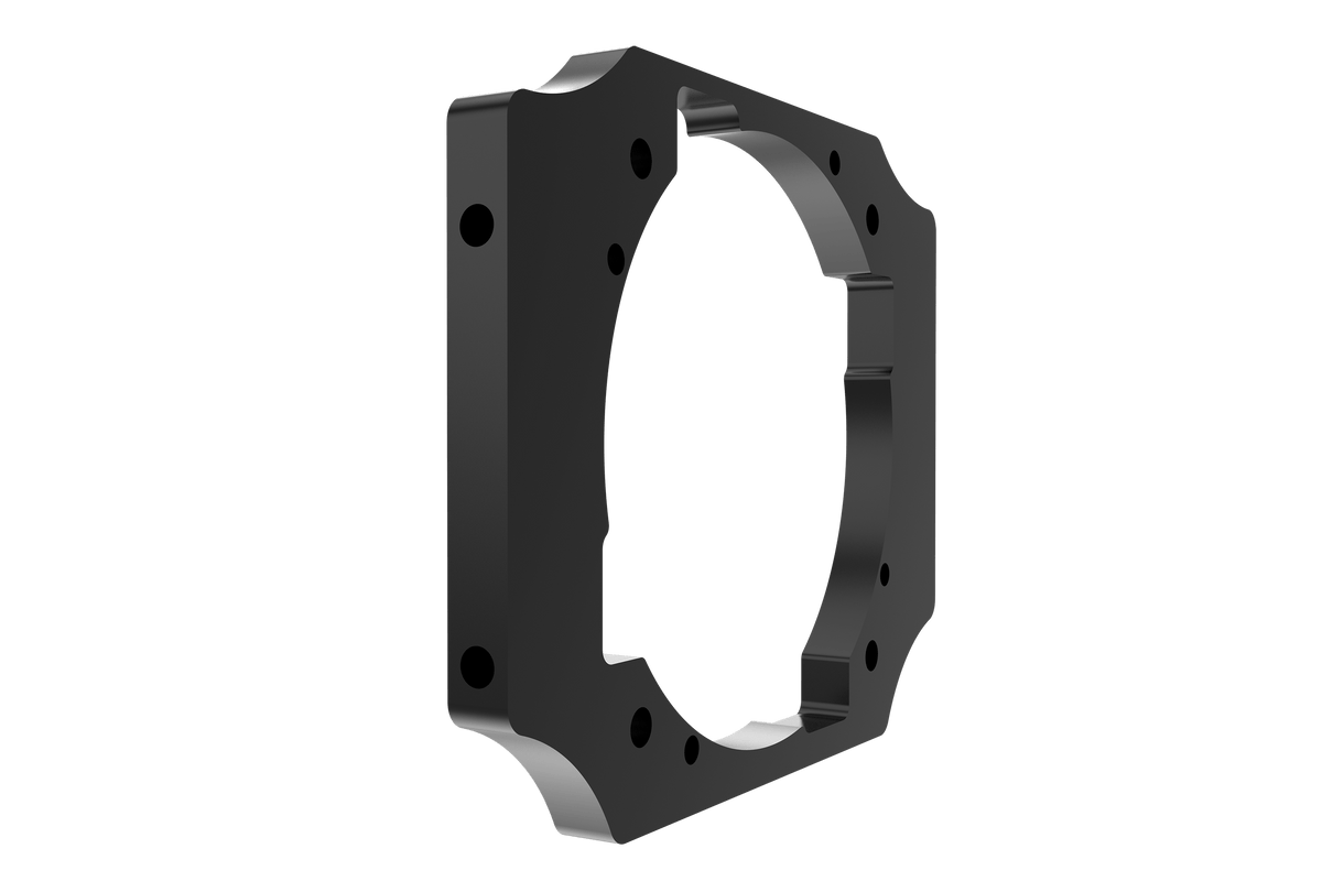 Asetek Plate Adapter for the NexusMount System – 15 mm Aluminium (Plate Only) – 15 mm aluminium Asetek mount plate for a modular wheel mount – photo 4 of 4