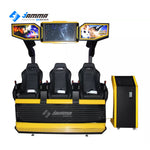 MetaNexusXR 3-player VR station with motion seats for immersive 9D cinema. | MetaNexusXR