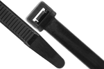 Cable Management Clips & Ties for 8 mm Slot Aluminium Profile – Set of 10 + 10 – cable management clips and ties on an aluminium profile sim rig – photo 3 of 3