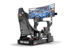 Cockpit-Mounted Single Monitor Stand – Aluminium, Screens up to 80 Inch, Upgradeable – aluminium cockpit-mounted single monitor stand on a sim rig – photo 1 of 5