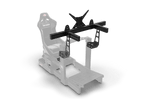 Cockpit-Mounted Single Monitor Stand – Aluminium, Screens up to 80 Inch, Upgradeable – aluminium cockpit-mounted single monitor stand on a sim rig – photo 5 of 5