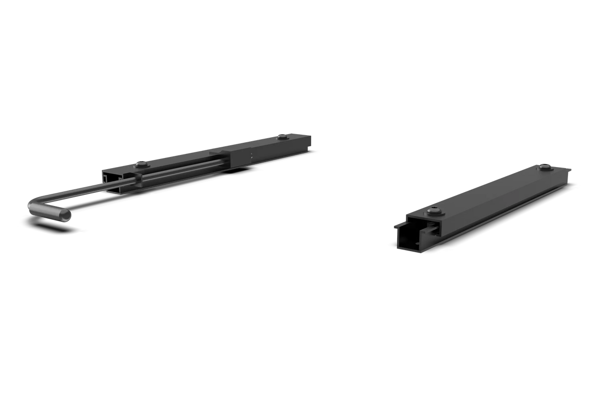 Compact Seat Slider Kit – Low-Profile Seat Rails with Small Handle for Sim Racing & Flight Sim – compact low-profile steel seat slider rails with small handle – photo 5 of 8