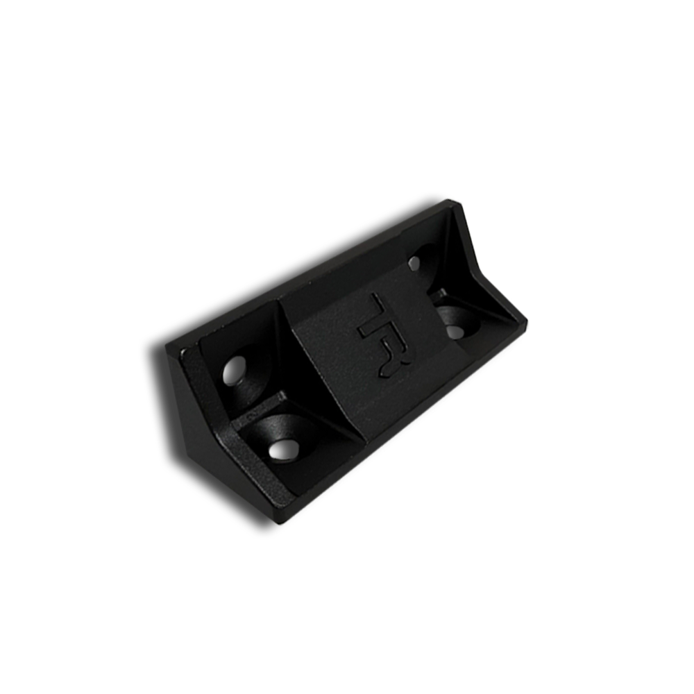 Die-Cast Aluminium Corner Brackets 120 x 40 mm for Extrusion Sim Rigs – Set of 2 – two die-cast aluminium 120 x 40 mm corner brackets – photo 1 of 3
