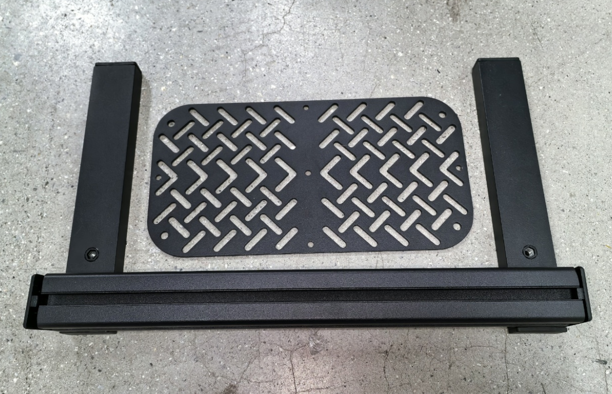Side Mount for Sim Rig – Single Side Rail with Plate for Shifter or HOTAS – side mount sim rig – photo 3 of 3