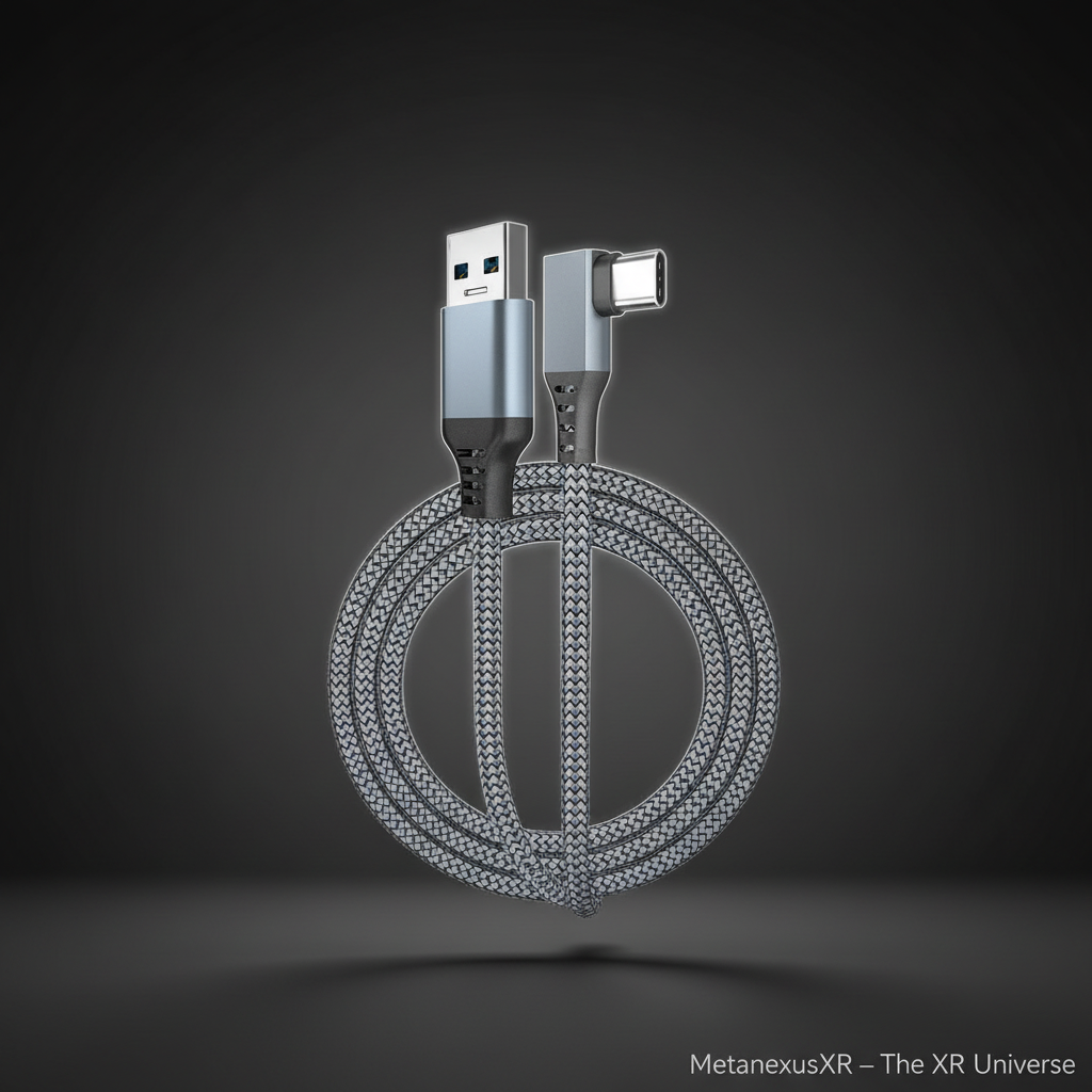 Nylon braided 6m VR link cable connector — Metanexus XR
