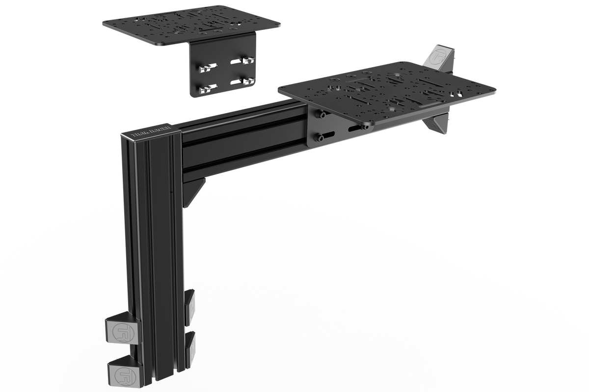 Flight Sim HOTAS Mounts with 1 Full-Length Side Support – Left & Right for Aluminium Cockpits – left and right HOTAS mounts with one full-length side support – photo 3 of 6