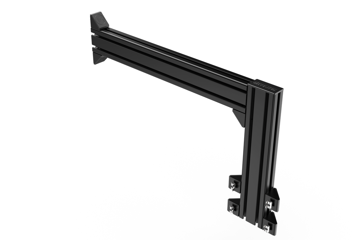 Flight Sim HOTAS Mounts with 1 Full-Length Side Support – Left & Right for Aluminium Cockpits – left and right HOTAS mounts with one full-length side support – photo 4 of 6