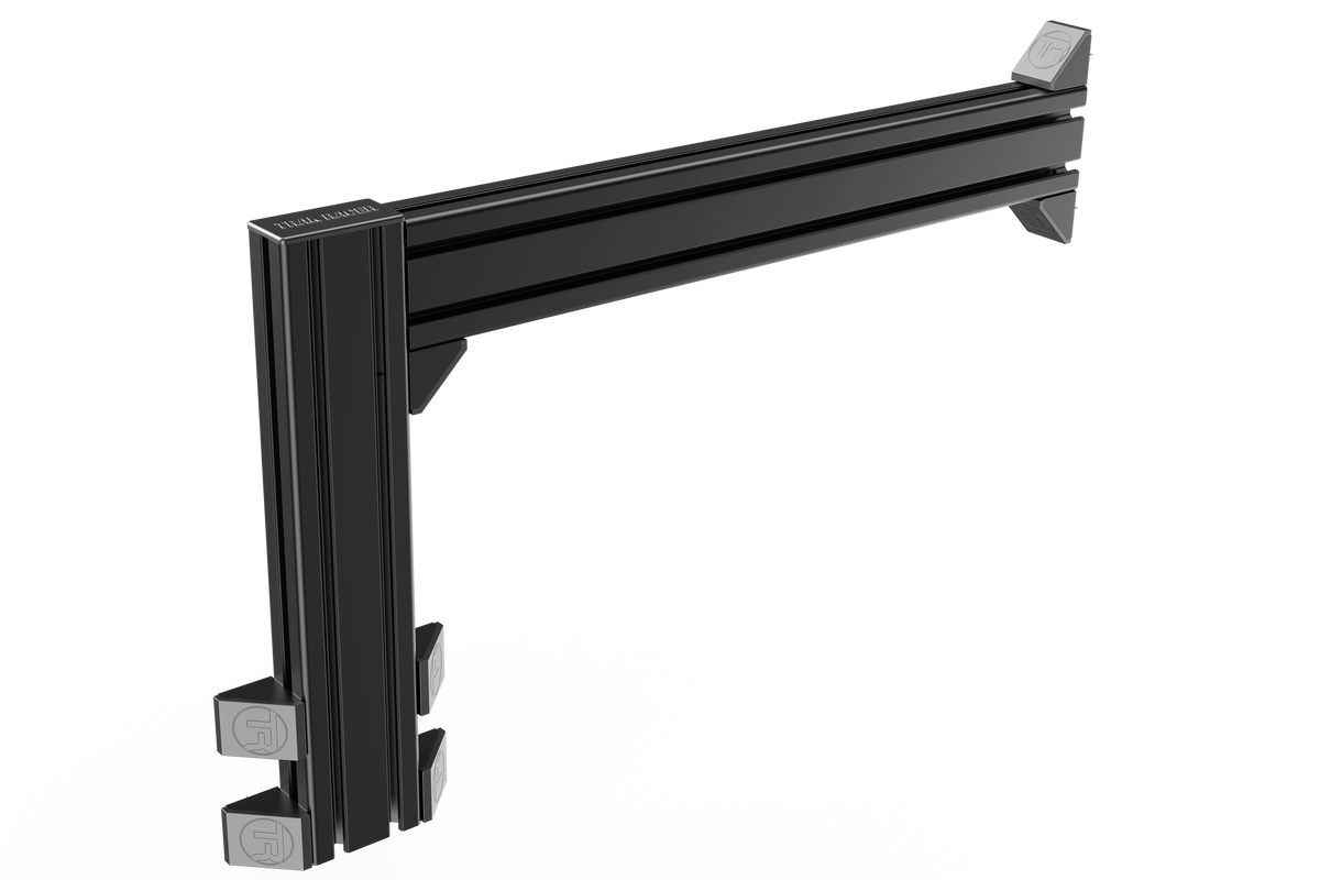 Flight Sim HOTAS Mounts with 1 Full-Length Side Support – Left & Right for Aluminium Cockpits – left and right HOTAS mounts with one full-length side support – photo 6 of 6