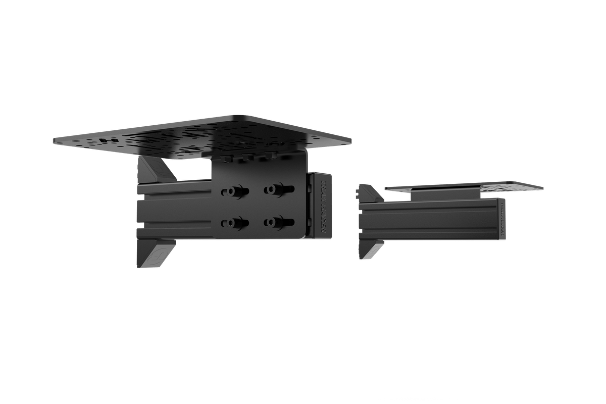 Flight Sim Side Control Mounts with 2 Compact 240 mm Supports – for Aluminium Cockpits – left and right flight sim mounts on two compact aluminium supports – photo 2 of 6