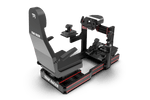 Flight Sim Side Control Mounts with 2 Compact 240 mm Supports – for Aluminium Cockpits – left and right flight sim mounts on two compact aluminium supports – photo 4 of 6