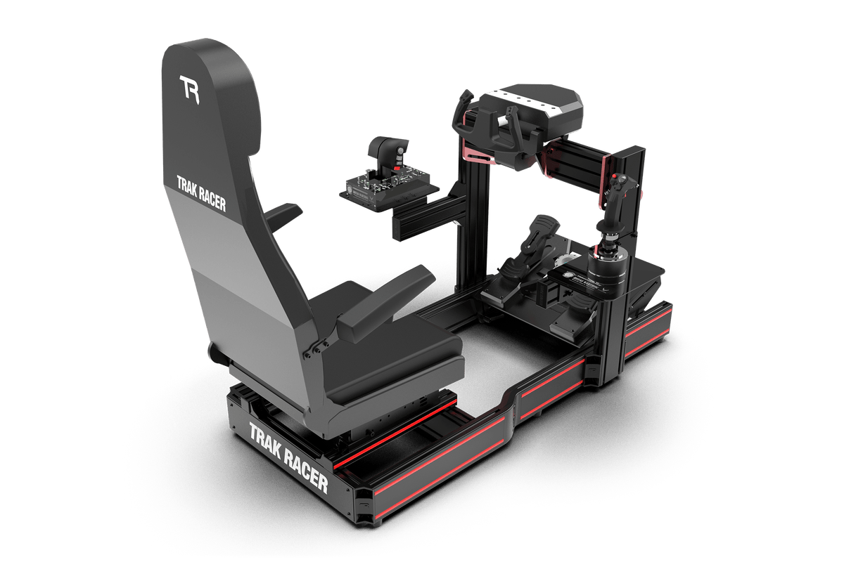 Flight Sim Side Control Mounts with 2 Compact 240 mm Supports – for Aluminium Cockpits – left and right flight sim mounts on two compact aluminium supports – photo 4 of 6