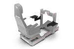 Flight Sim Side Control Mounts with 2 Compact 240 mm Supports – for Aluminium Cockpits – left and right flight sim mounts on two compact aluminium supports – photo 5 of 6