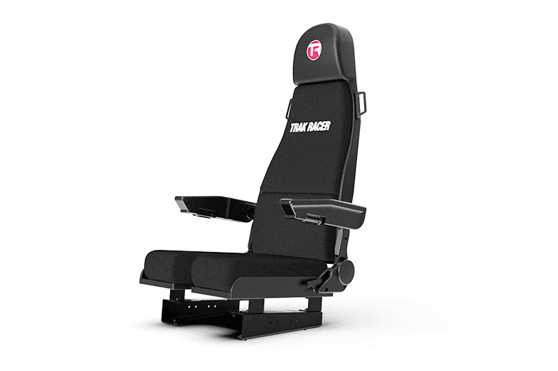 Flight Simulator Seat – Reclining Pilot Seat with HOTAS Cut-Out & Bracket Set – reclining flight simulator pilot seat with HOTAS cut-out and armrests – photo 5 of 7