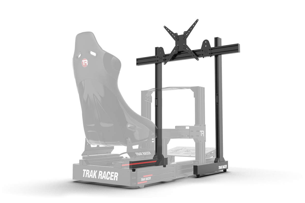 Freestanding Monitor Stand 1200 mm – Aluminium Single Stand, Upgradeable to Triple or Quad – freestanding aluminium sim racing monitor stand 1200 mm wide – photo 4 of 5