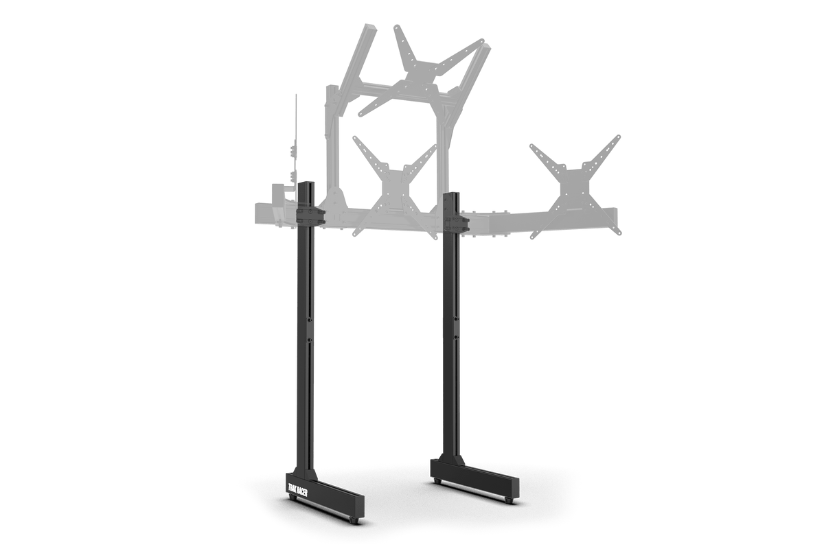 Freestanding Leg Kit for Aluminium Monitor Stands – Legs, Brackets & 4 Rubber Floor Protectors – freestanding leg kit with rubber floor protectors for an aluminium monitor stand – photo 1 of 2