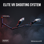 Carbon fibre VR gun stock under tactical lighting - MetanexusXR