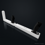Swappable controller cups for the grey quick-adjust VR gun stock - MetanexusXR