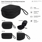 Quest 2 basic hard travel case, front view closed - Metanexus XR SKU 680400345A