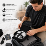 Quest 2 hard travel case with headset and controllers packed loose inside - Metanexus XR