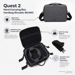 BKANO Quest 2 hard case opened showing interior - Metanexus XR