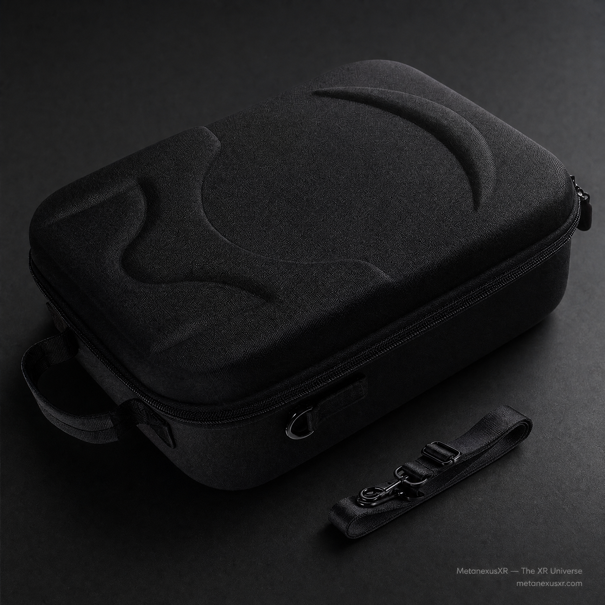 Quest 2 Oxford cloth EVA case, front view - Metanexus XR SKU 861300255A