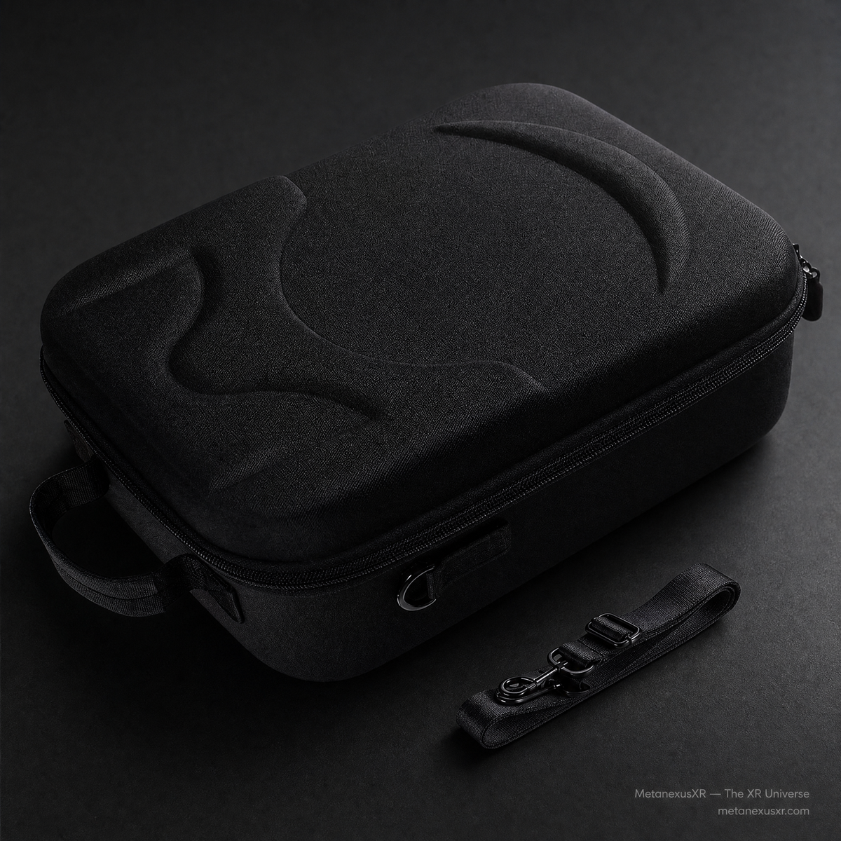 Quest 2 Oxford cloth EVA case, front view - Metanexus XR SKU 861300255A