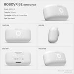 BOBOVR B2 battery contacts detail, SKU 680501210A
