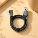 USB-A to USB-C connector on the 0.5m compact VR cable — Metanexus XR